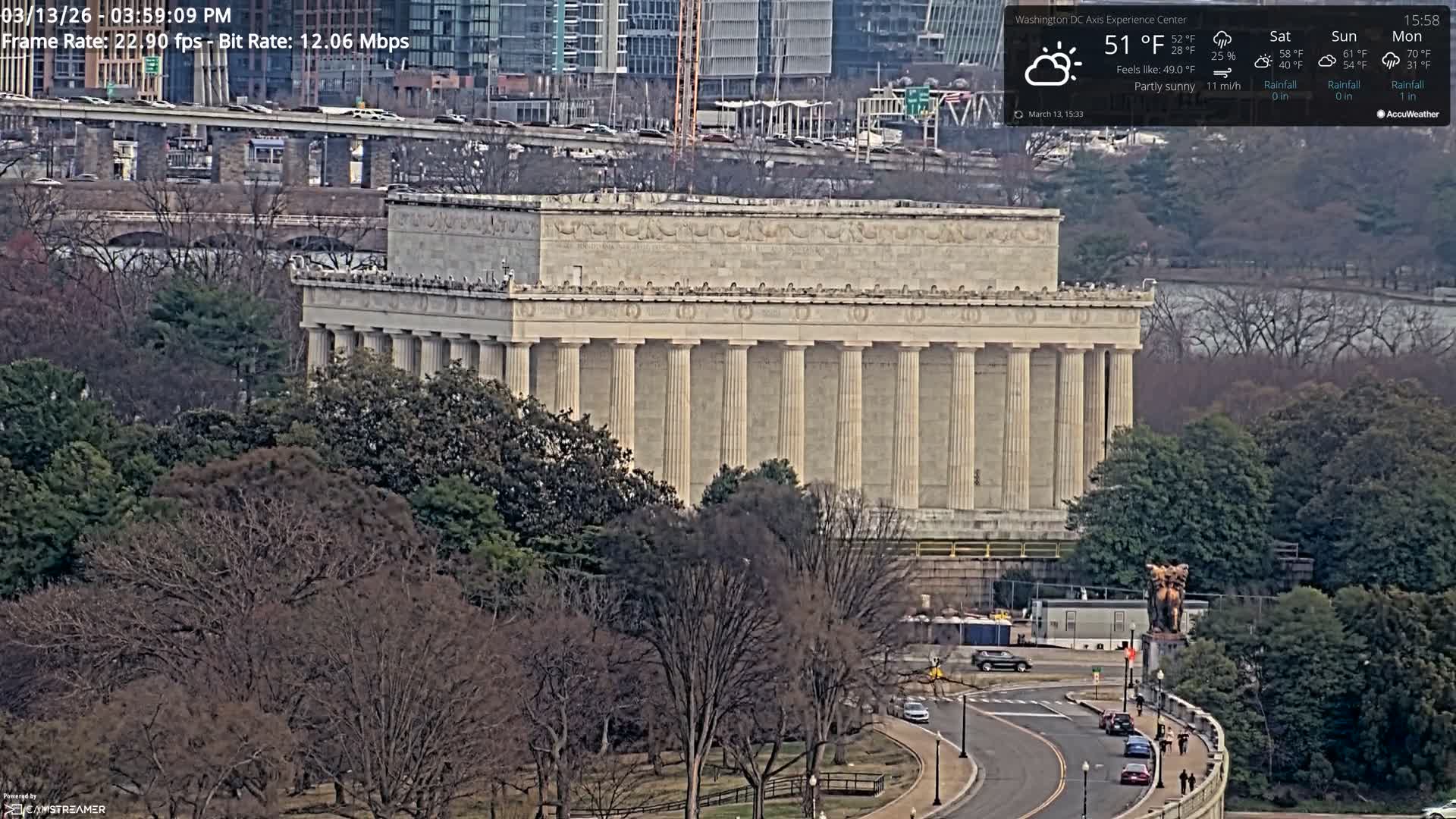 Washington D.C Skyline Live Cam - Washington, Disctrict of Columbia, USA