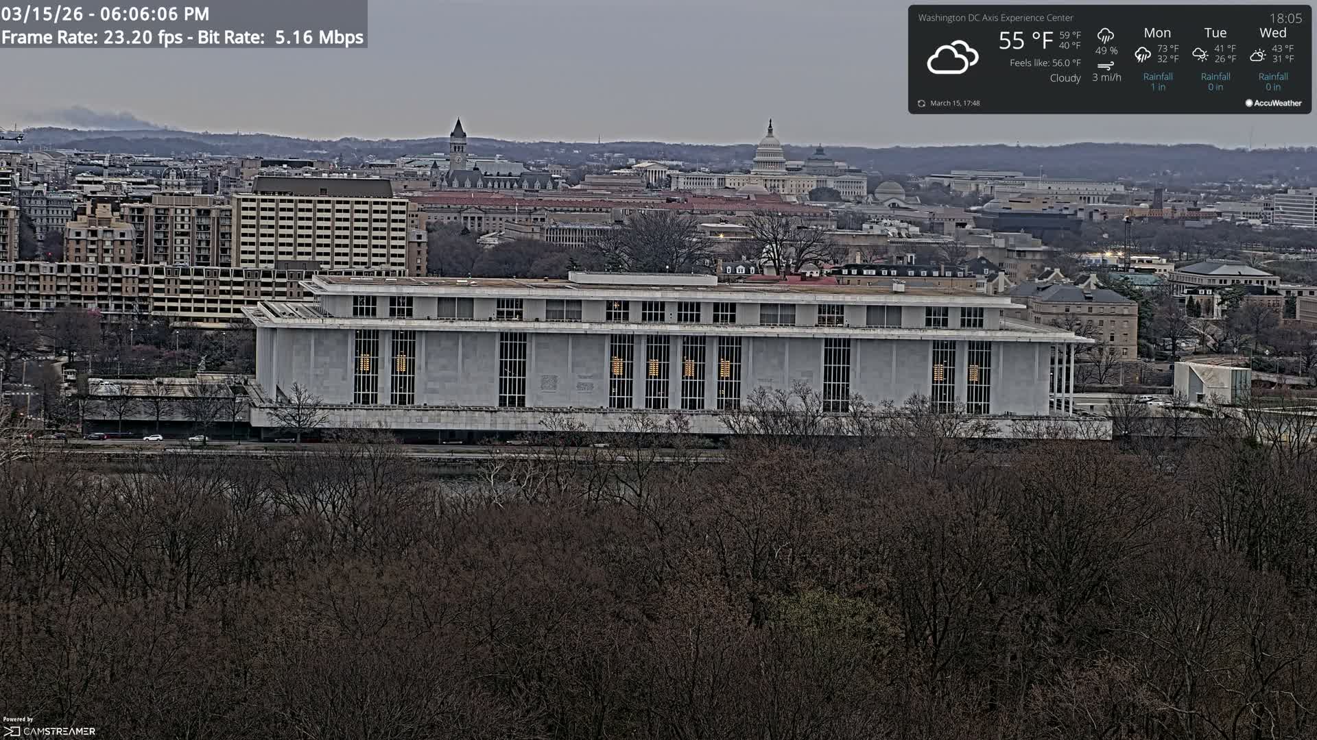 Washington D.C Skyline Live Cam - Washington, Disctrict of Columbia, USA
