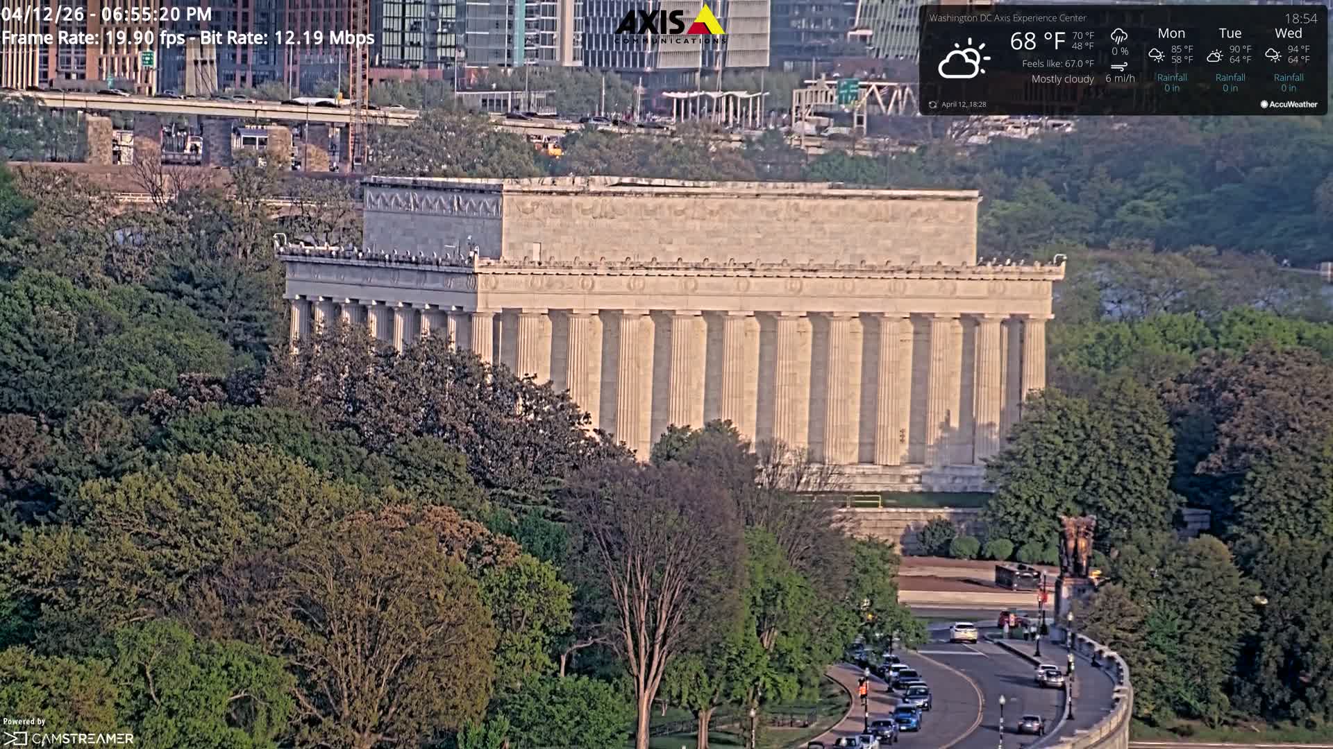 Washington D.C Skyline Live Cam - Washington, Disctrict of Columbia, USA