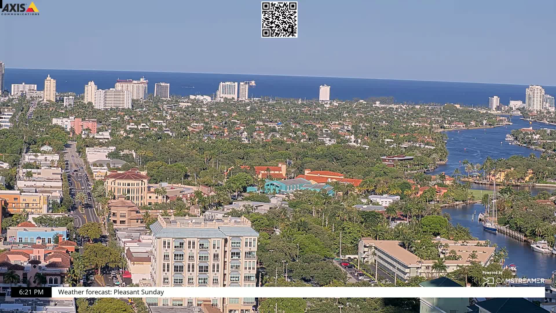 Fort Lauderdale Skyline Live Cam - Fort Lauderdale, Broward, Florida, USA