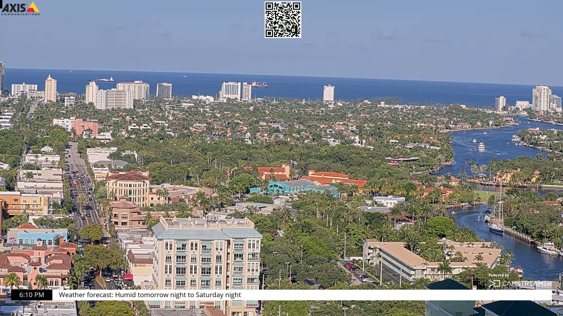 Fort Lauderdale Skyline Live Cam - Fort Lauderdale, Broward, Florida, USA