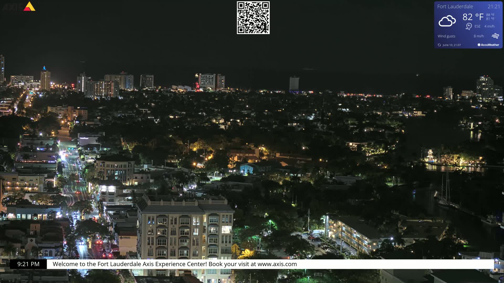 Fort Lauderdale Skyline Live Cam - Fort Lauderdale, Broward, Florida, USA