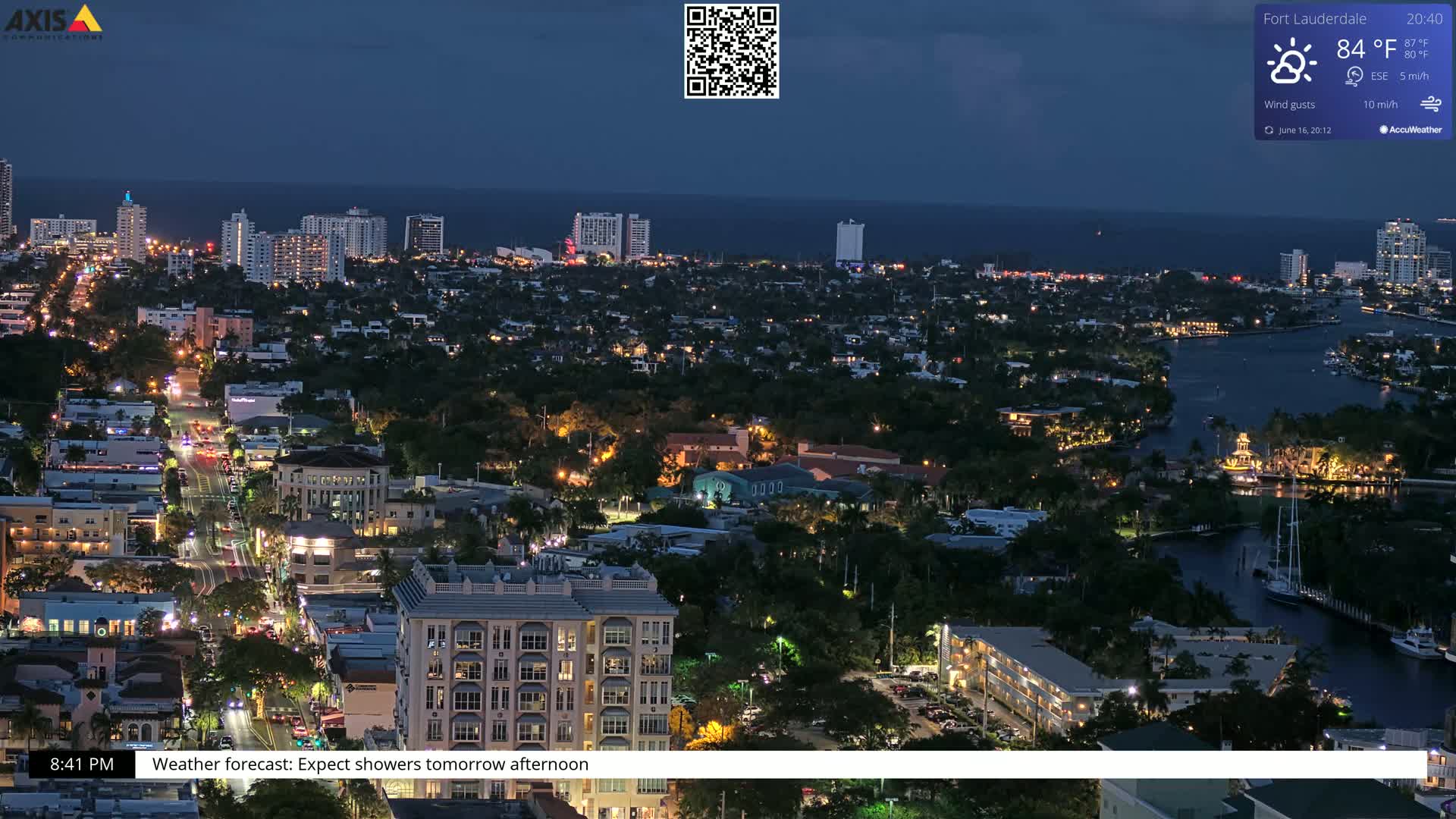 Fort Lauderdale Skyline Live Cam - Fort Lauderdale, Broward, Florida, USA