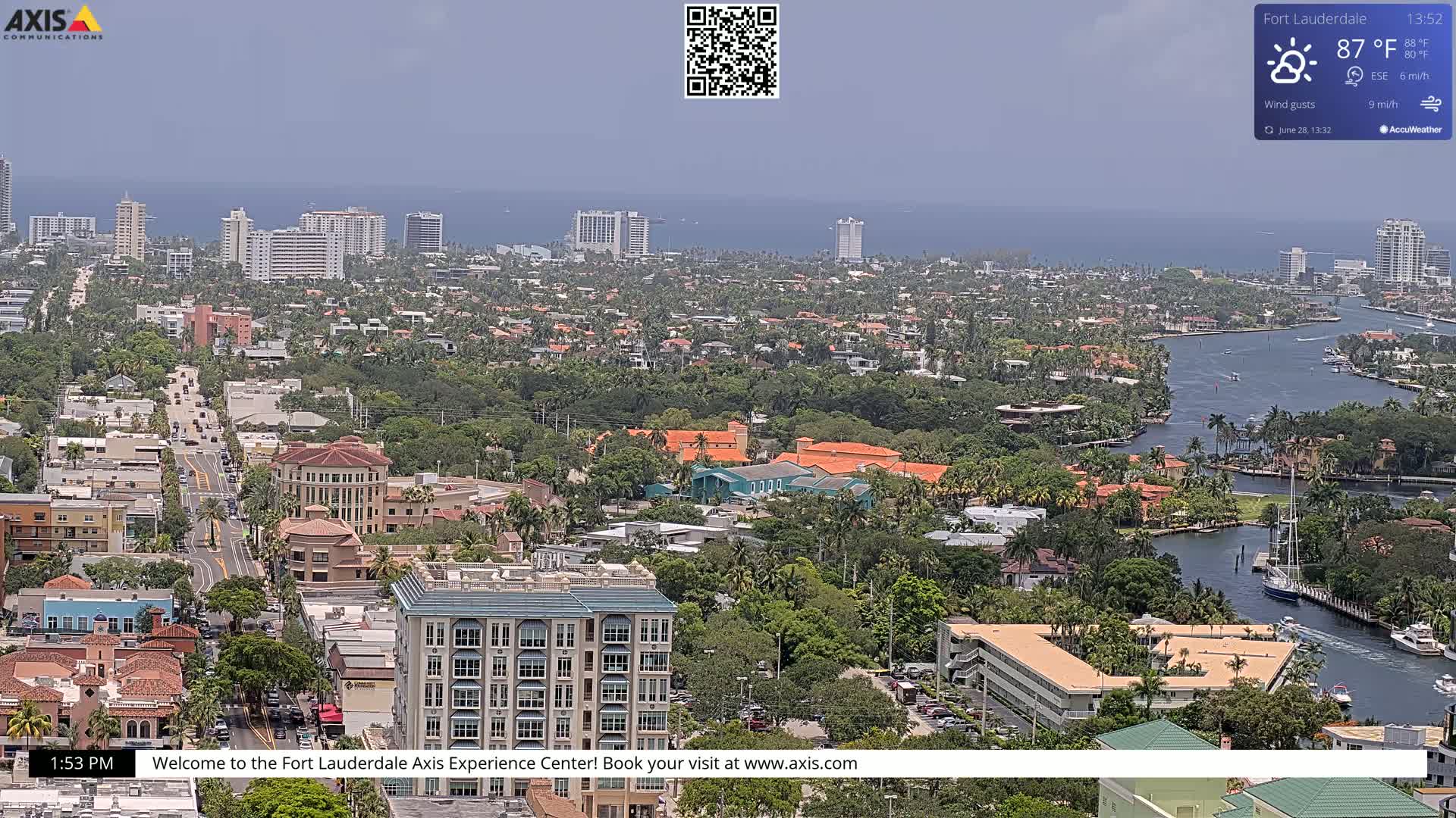 Fort Lauderdale Skyline Live Cam - Fort Lauderdale, Broward, Florida, USA