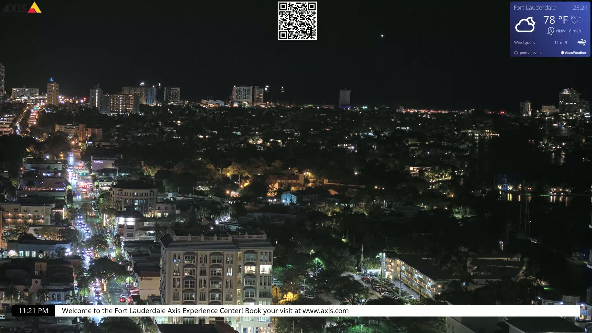 Fort Lauderdale Skyline Live Cam - Fort Lauderdale, Broward, Florida, USA