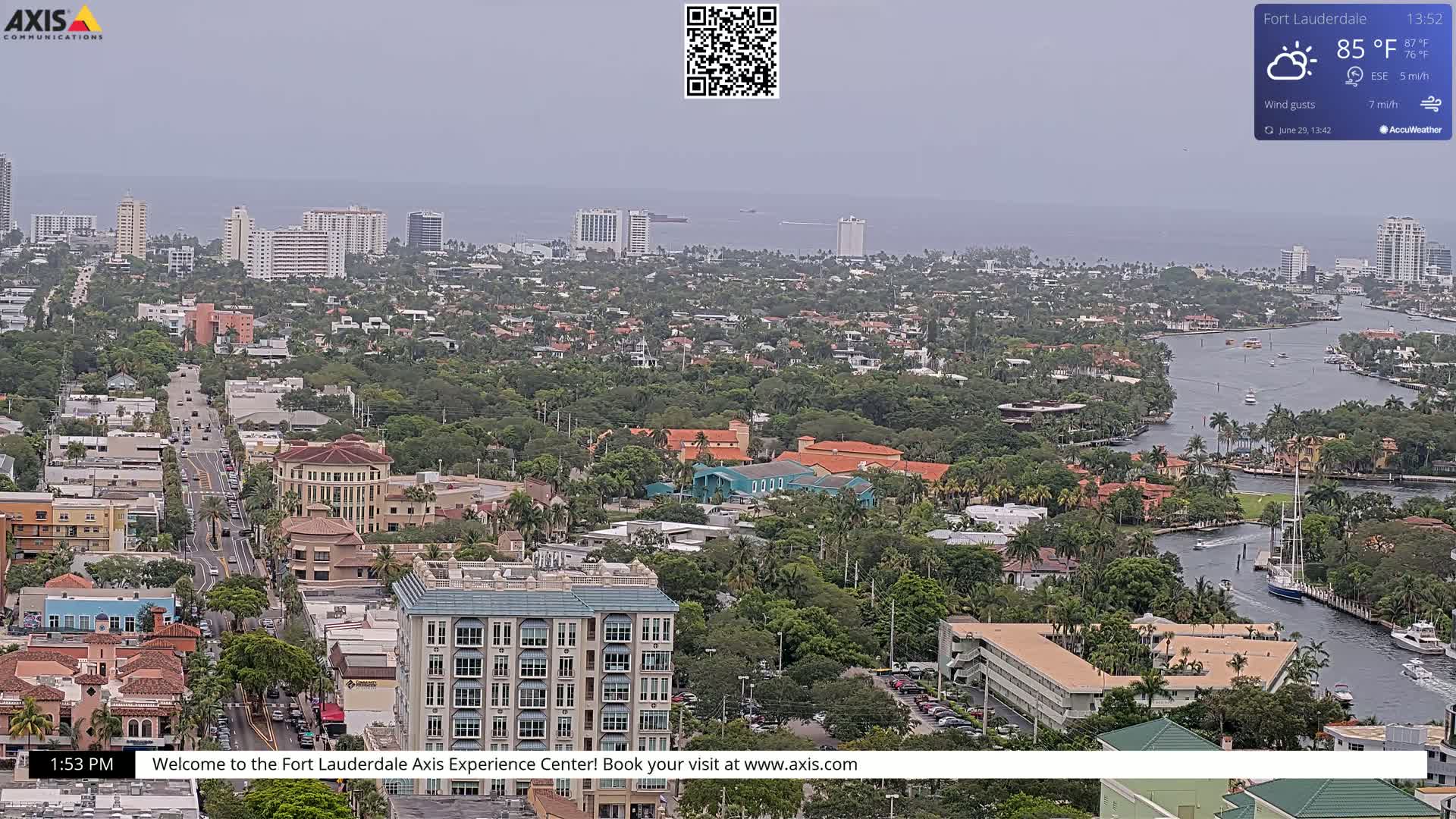 Fort Lauderdale Skyline Live Cam - Fort Lauderdale, Broward, Florida, USA