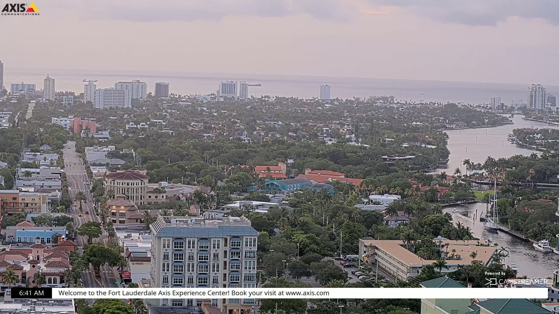 Fort Lauderdale Skyline Live Cam - Fort Lauderdale, Broward, Florida, USA