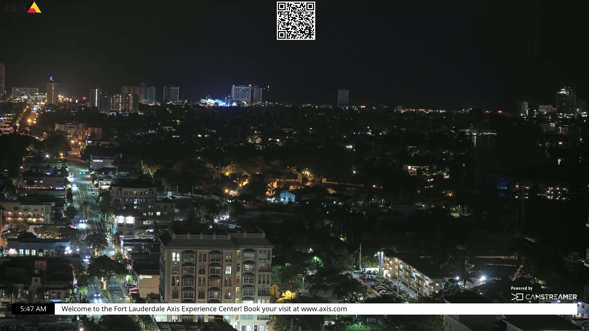 Fort Lauderdale Skyline Live Cam - Fort Lauderdale, Broward, Florida, USA