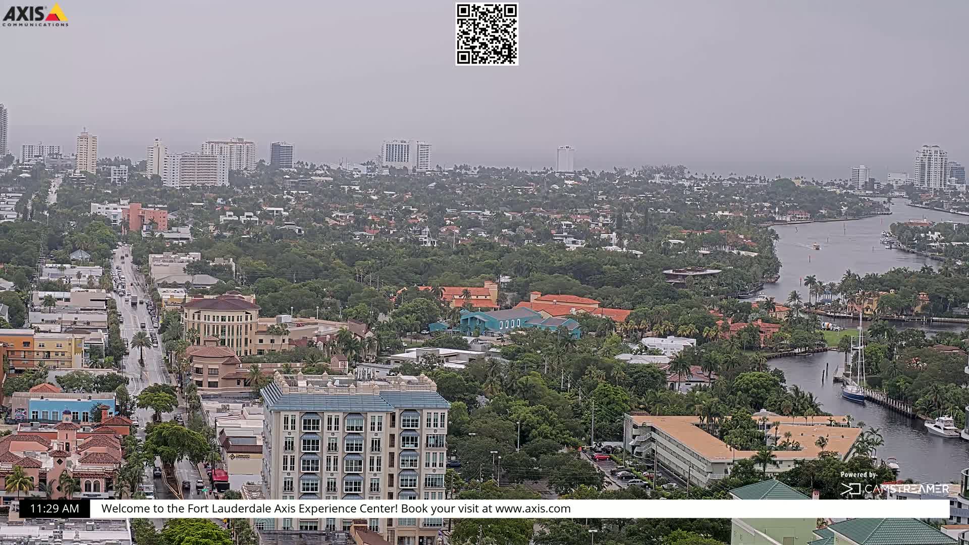 Fort Lauderdale Skyline Live Cam - Fort Lauderdale, Broward, Florida, USA