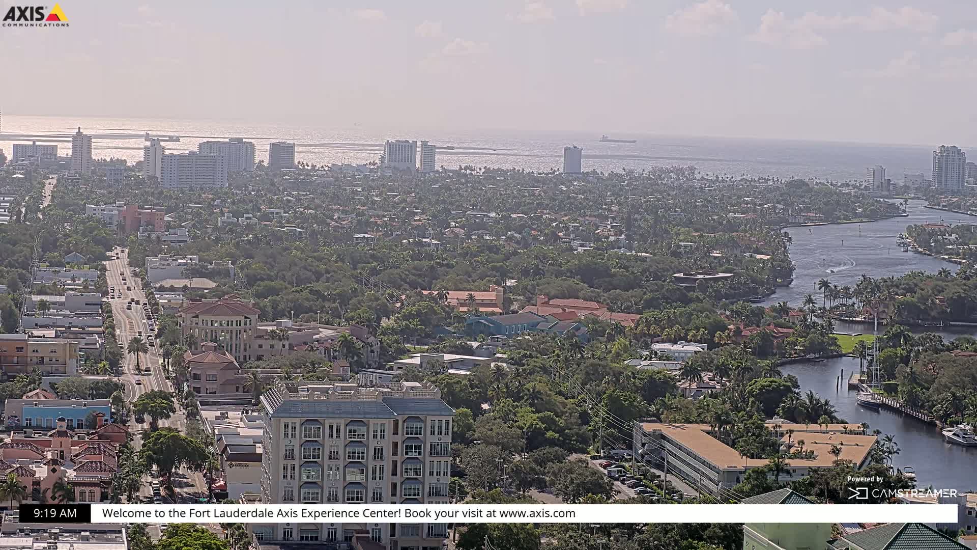 Fort Lauderdale Skyline Live Cam - Fort Lauderdale, Broward, Florida, USA