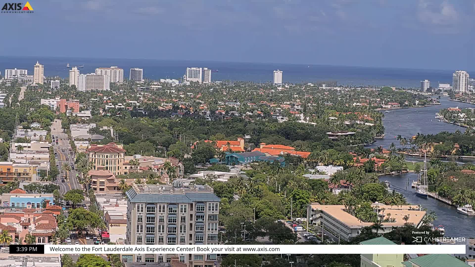 Fort Lauderdale Skyline Live Cam - Fort Lauderdale, Broward, Florida, USA