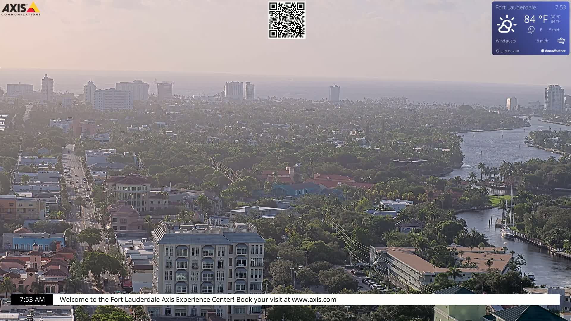 Fort Lauderdale Skyline Live Cam - Fort Lauderdale, Broward, Florida, USA
