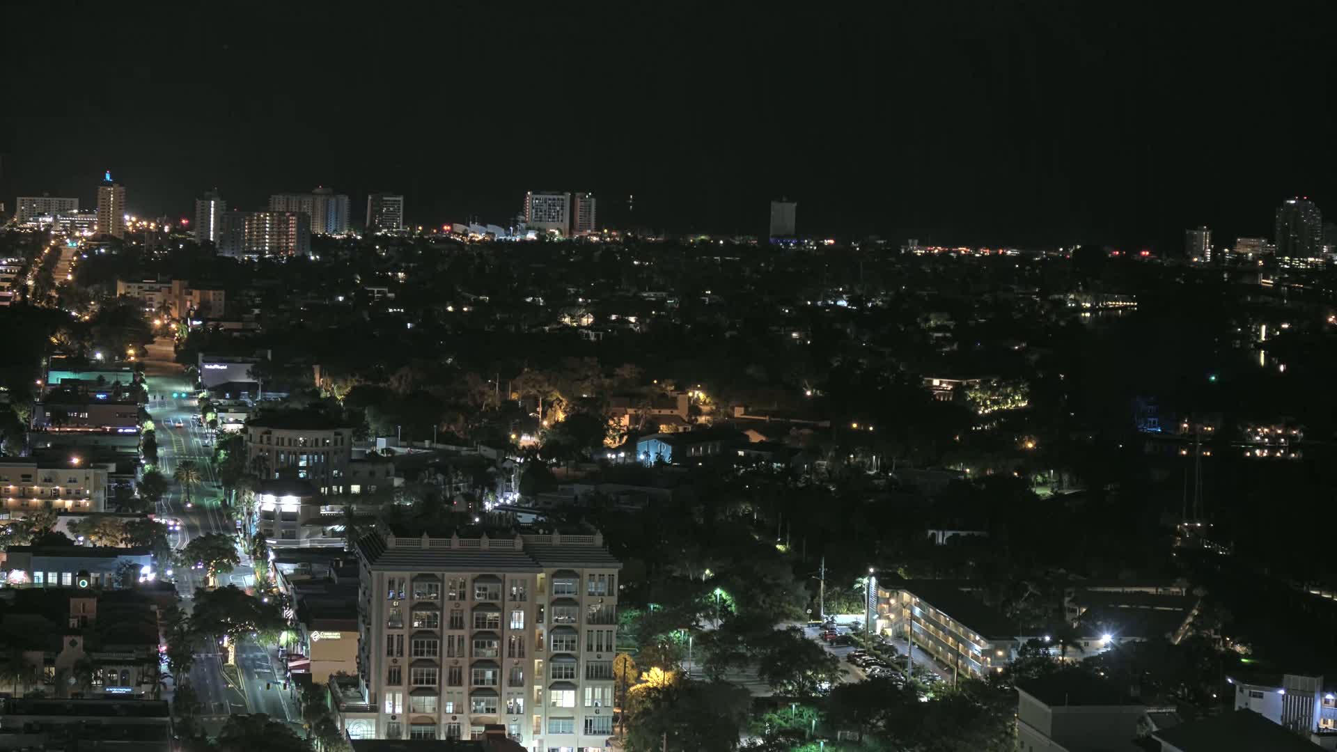 Fort Lauderdale Skyline Live Cam - Fort Lauderdale, Broward, Florida, USA