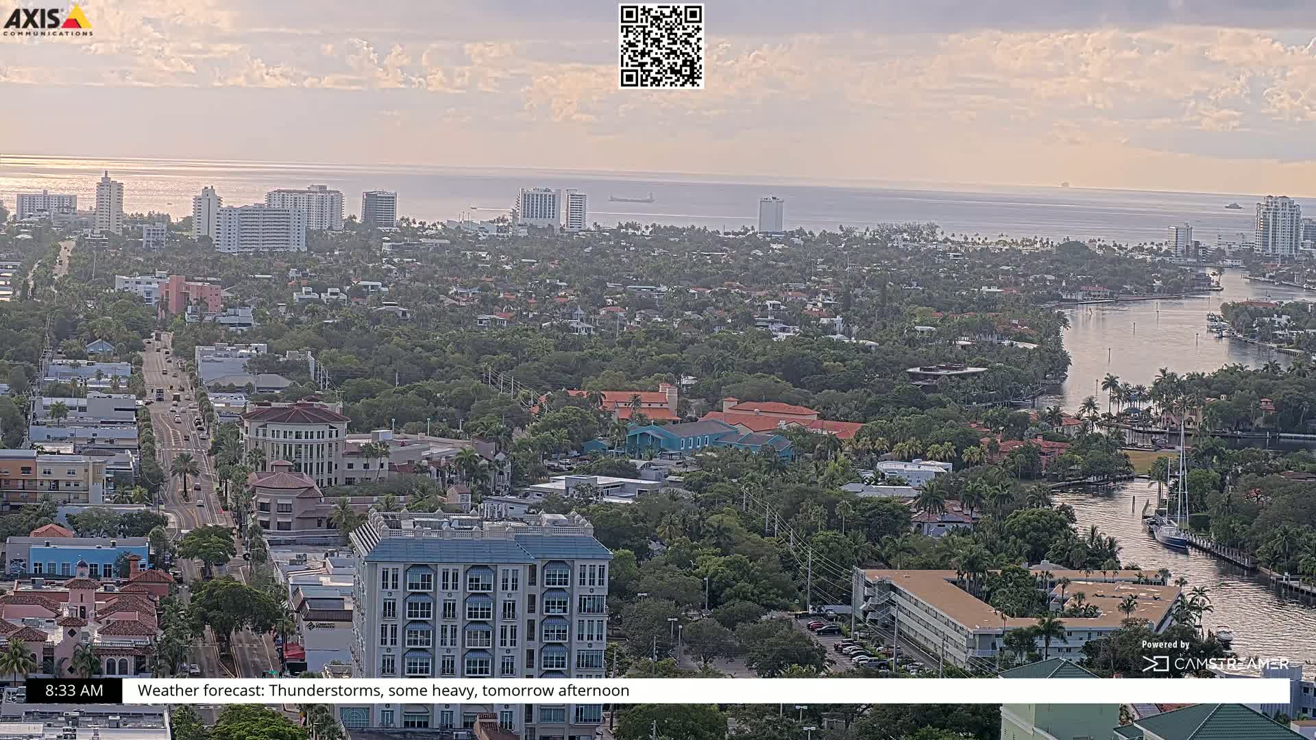 Fort Lauderdale Skyline Live Cam - Fort Lauderdale, Broward, Florida, USA