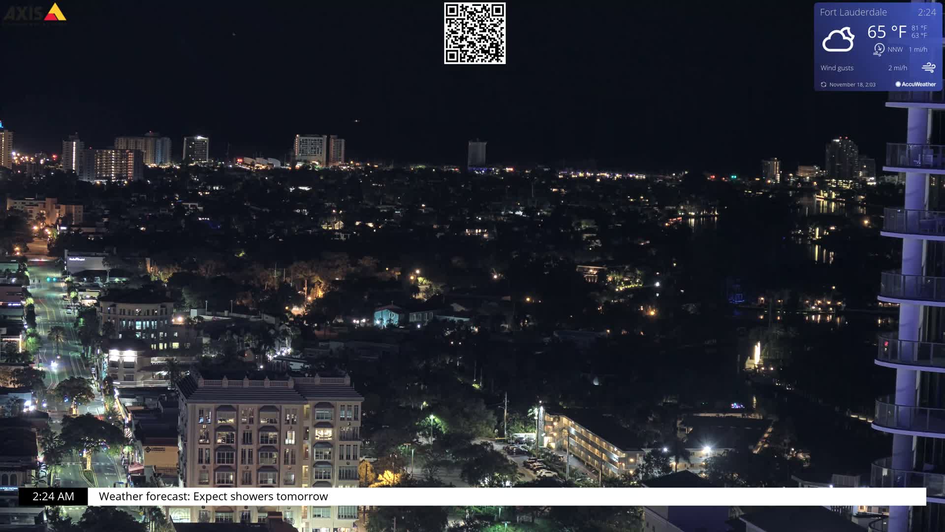 Fort Lauderdale Skyline Live Cam - Fort Lauderdale, Broward, Florida, USA