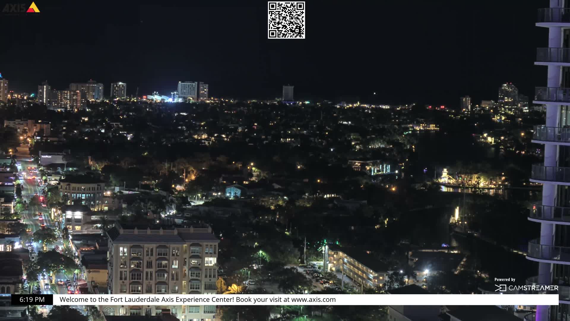 Fort Lauderdale Skyline Live Cam - Fort Lauderdale, Broward, Florida, USA