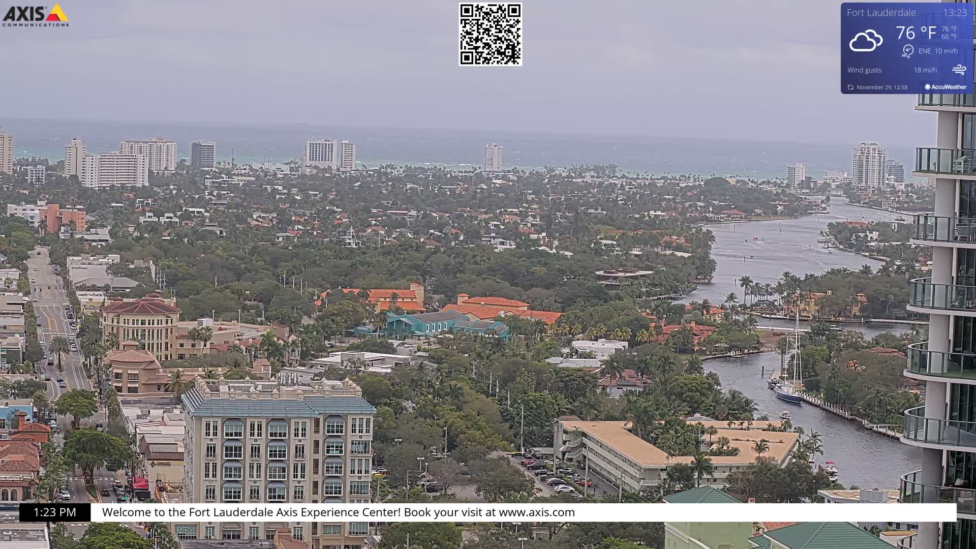 Fort Lauderdale Skyline Live Cam - Fort Lauderdale, Broward, Florida, USA