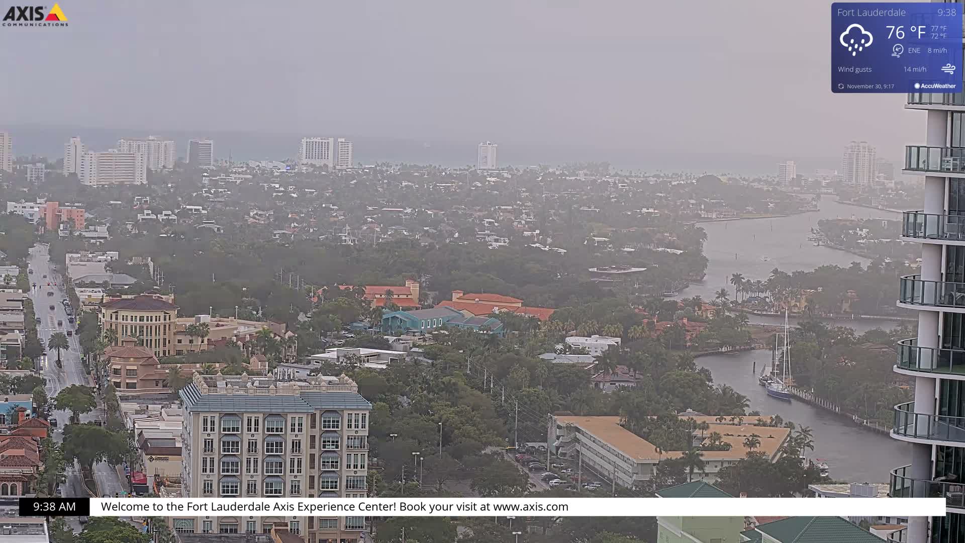 Fort Lauderdale Skyline Live Cam - Fort Lauderdale, Broward, Florida, USA