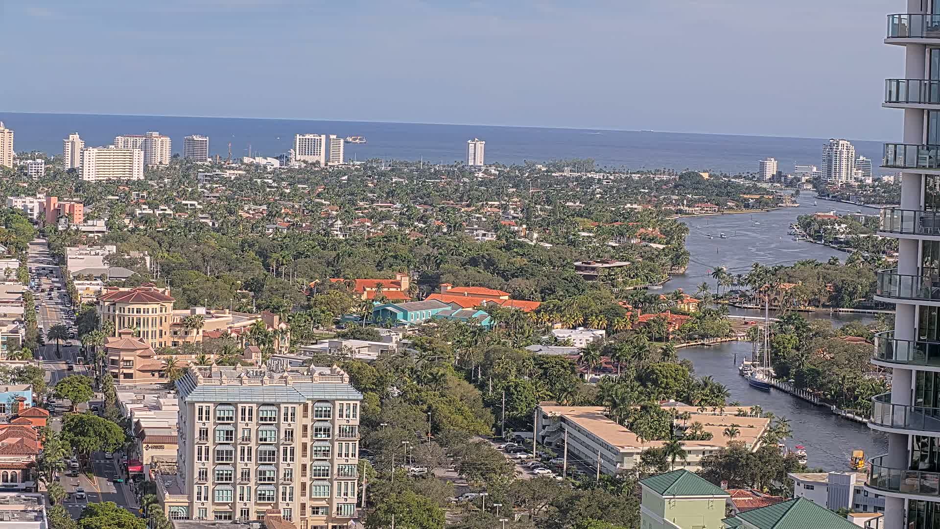 Fort Lauderdale Skyline Live Cam - Fort Lauderdale, Broward, Florida, USA