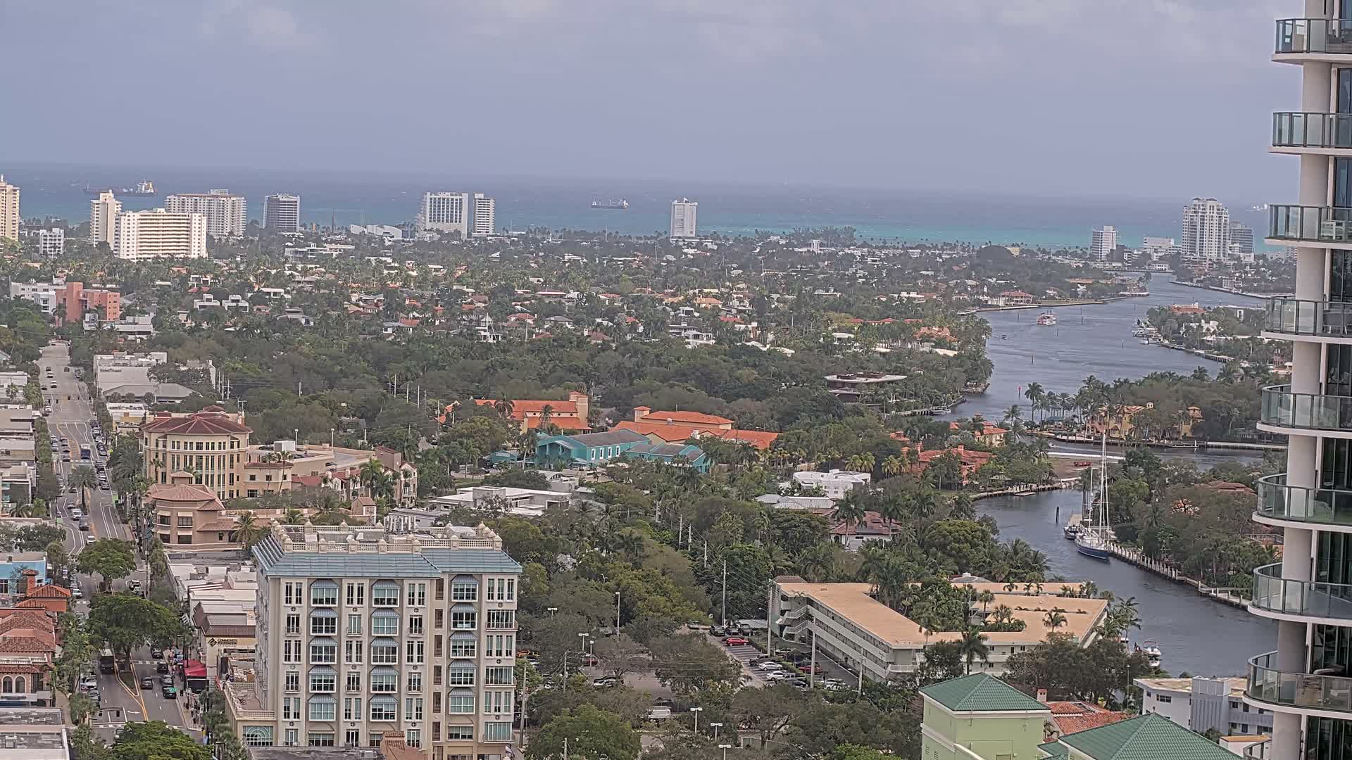 Fort Lauderdale Skyline Live Cam - Fort Lauderdale, Broward, Florida, USA