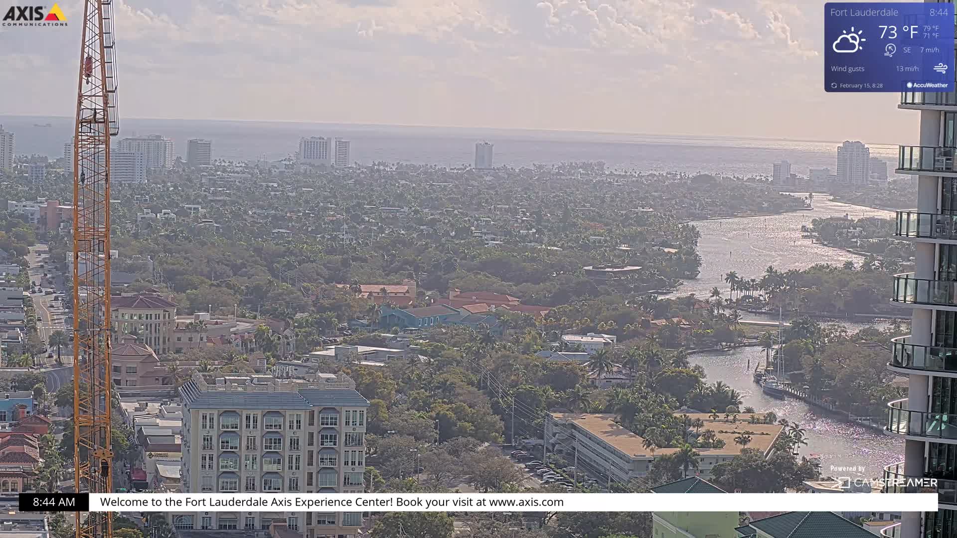 Fort Lauderdale Skyline Live Cam - Fort Lauderdale, Broward, Florida, USA