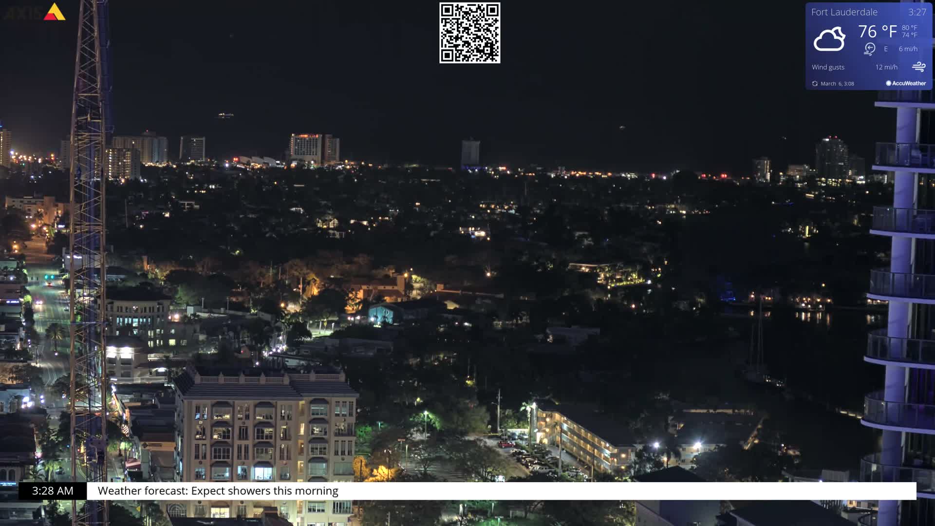 Fort Lauderdale Skyline Live Cam - Fort Lauderdale, Broward, Florida, USA