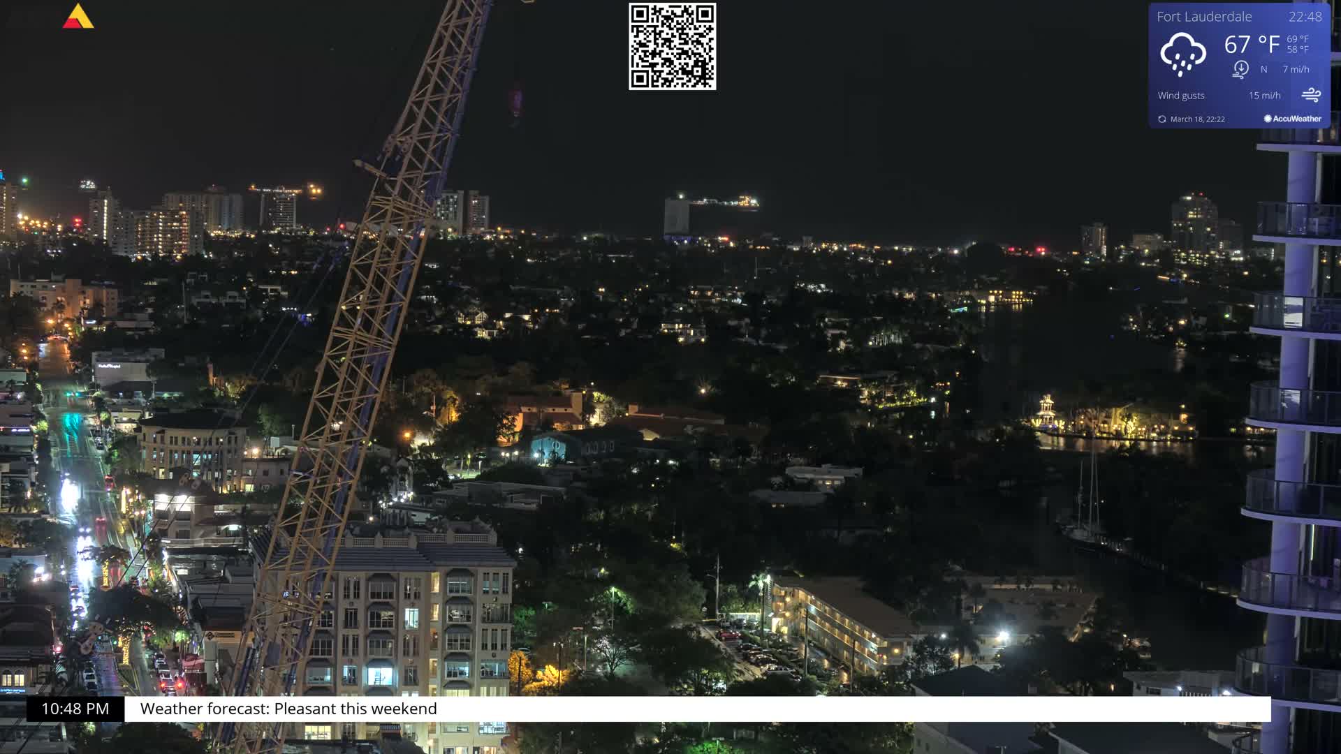 Fort Lauderdale Skyline Live Cam - Fort Lauderdale, Broward, Florida, USA