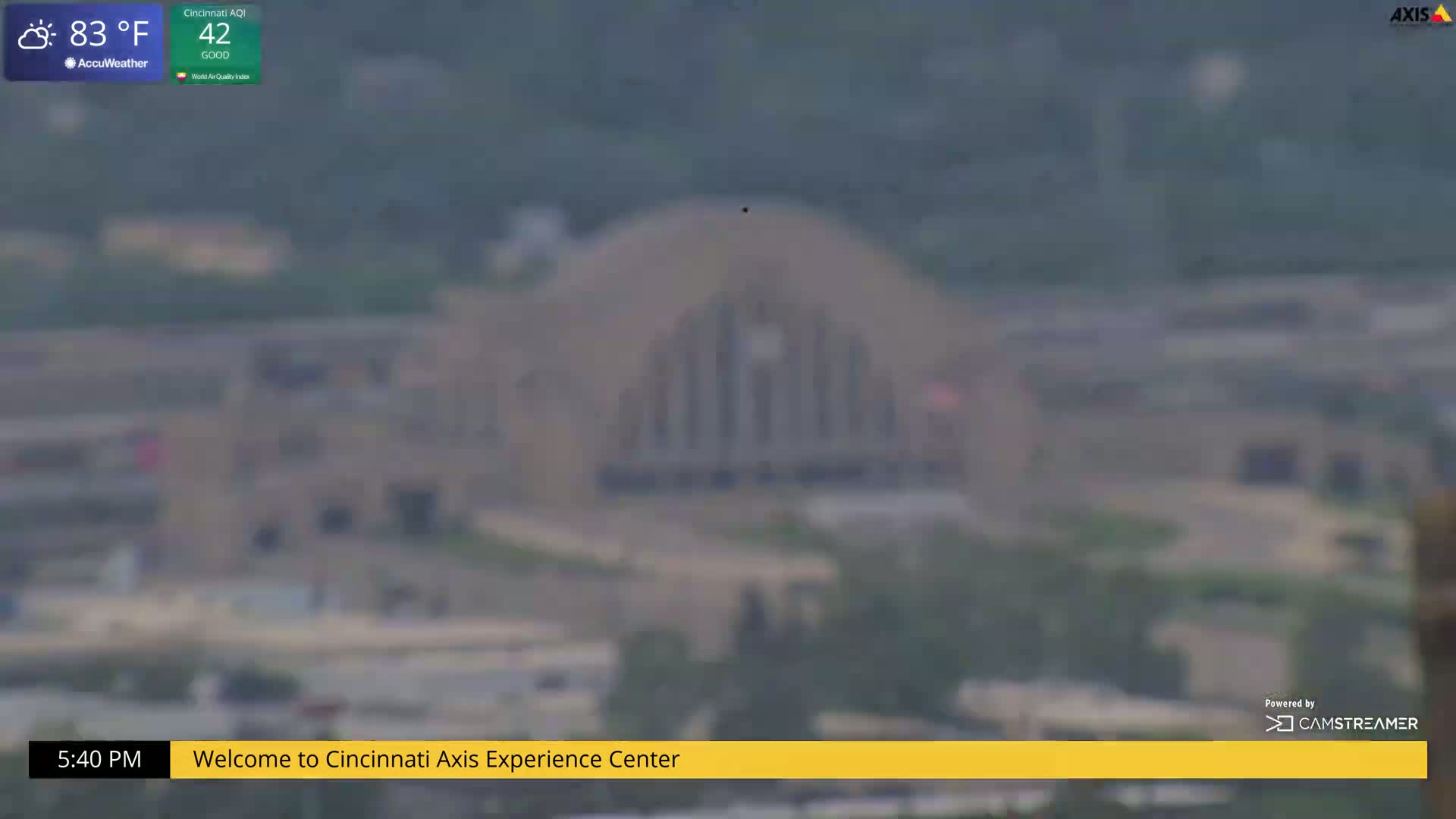 Cincinnati Skyline Live Cam - Cincinnati, Hamilton, Ohio, USA
