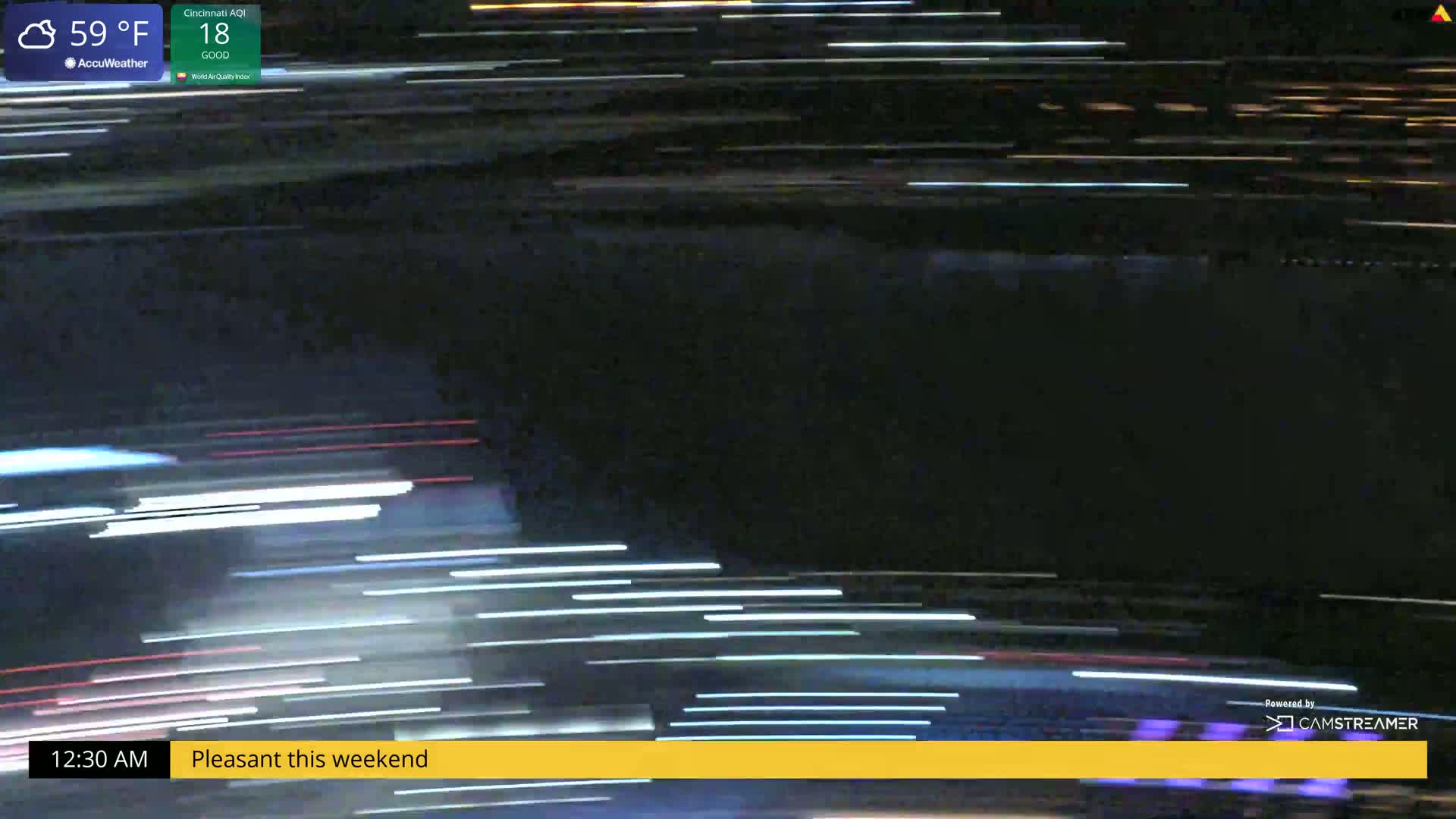 Cincinnati Skyline Live Cam - Cincinnati, Hamilton, Ohio, USA