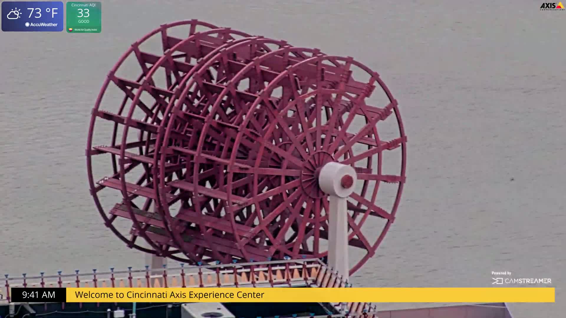 Cincinnati Skyline Live Cam - Cincinnati, Hamilton, Ohio, USA