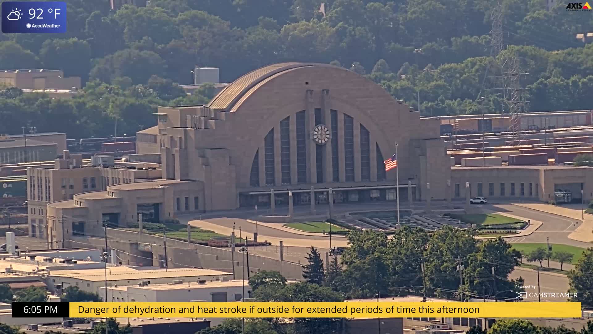 Cincinnati Skyline Live Cam - Cincinnati, Hamilton, Ohio, USA