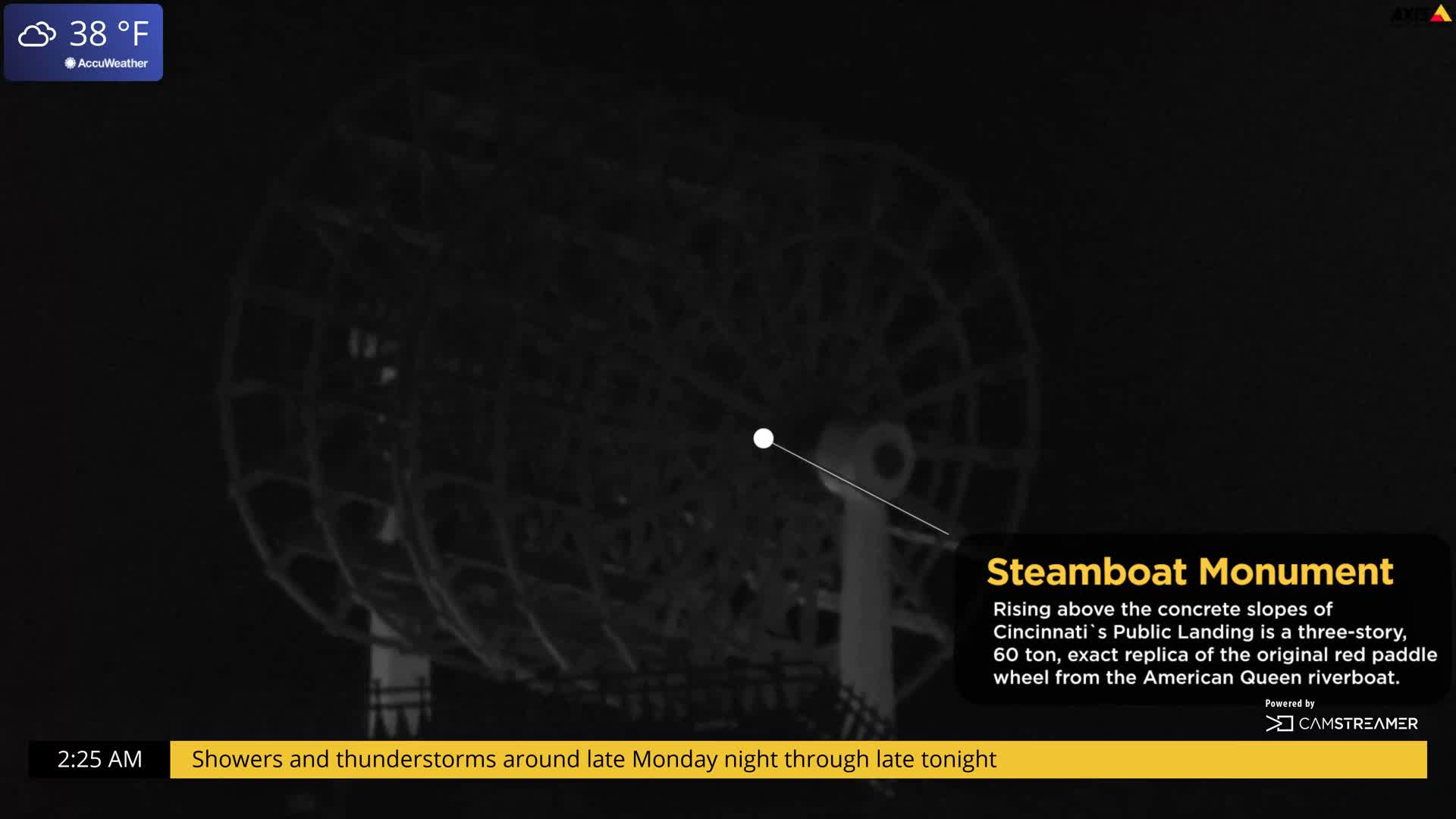 Cincinnati Skyline Live Cam - Cincinnati, Hamilton, Ohio, USA