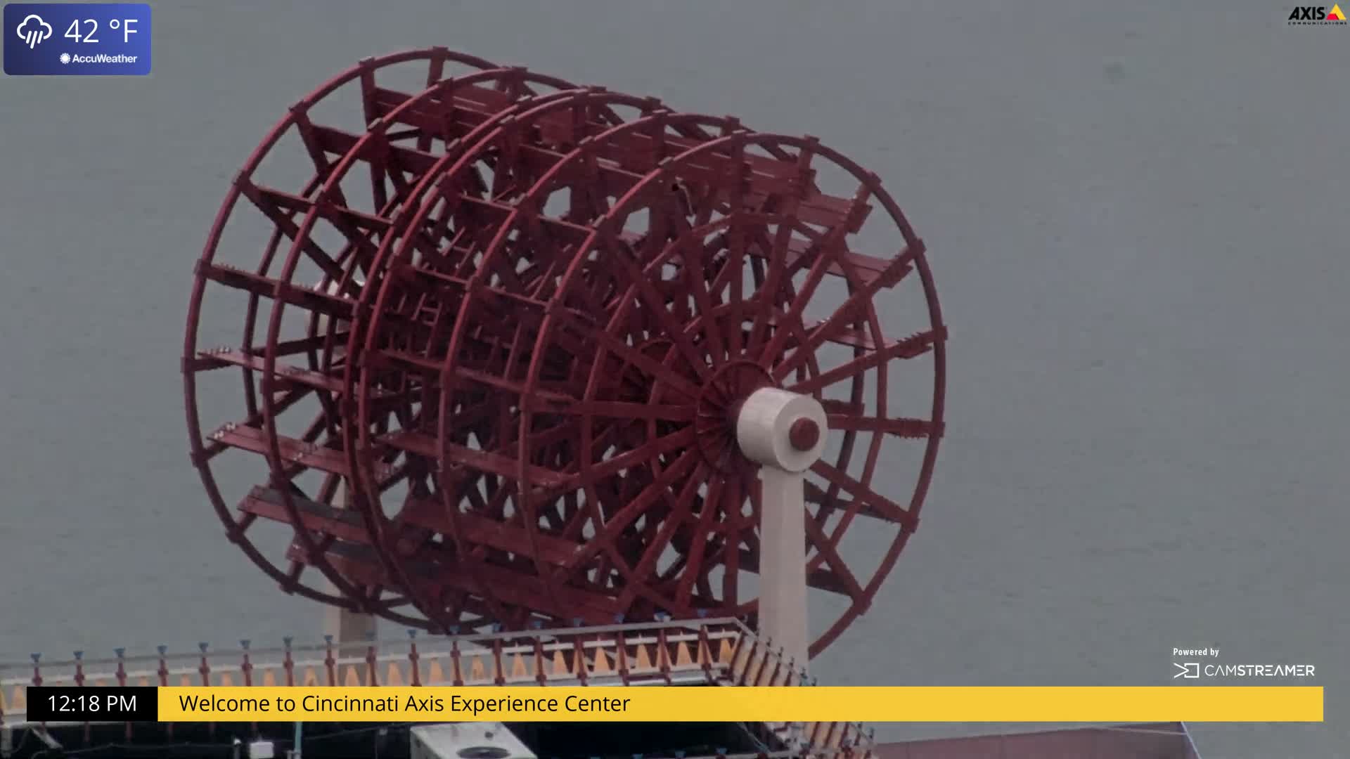 Cincinnati Skyline Live Cam - Cincinnati, Hamilton, Ohio, USA