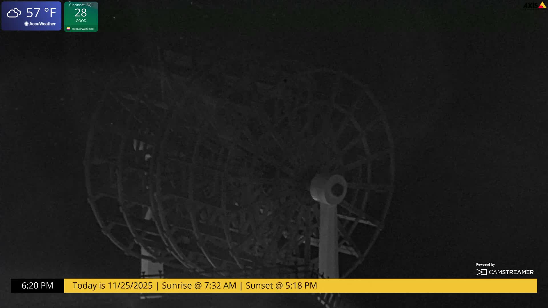 Cincinnati Skyline Live Cam - Cincinnati, Hamilton, Ohio, USA