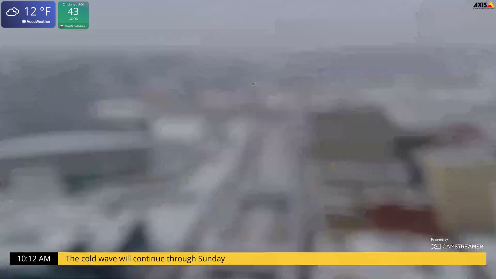 Cincinnati Skyline Live Cam - Cincinnati, Hamilton, Ohio, USA