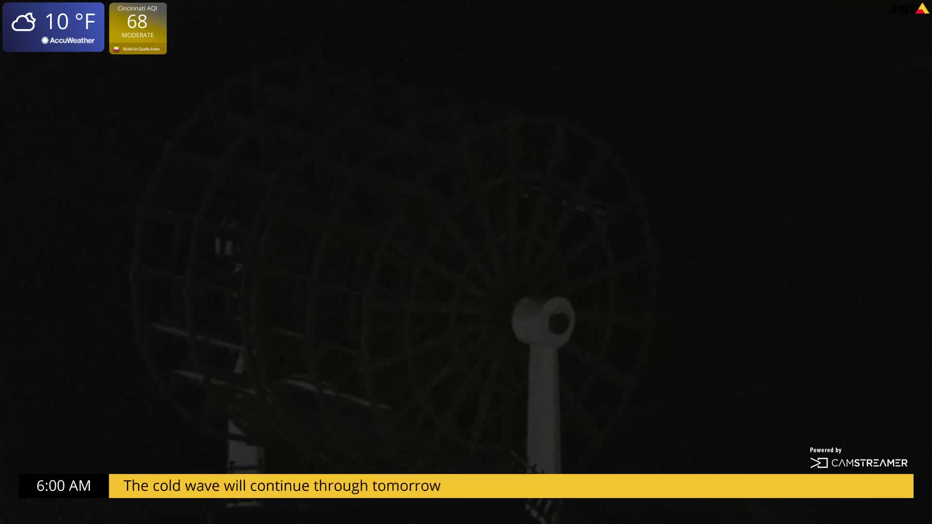 Cincinnati Skyline Live Cam - Cincinnati, Hamilton, Ohio, USA
