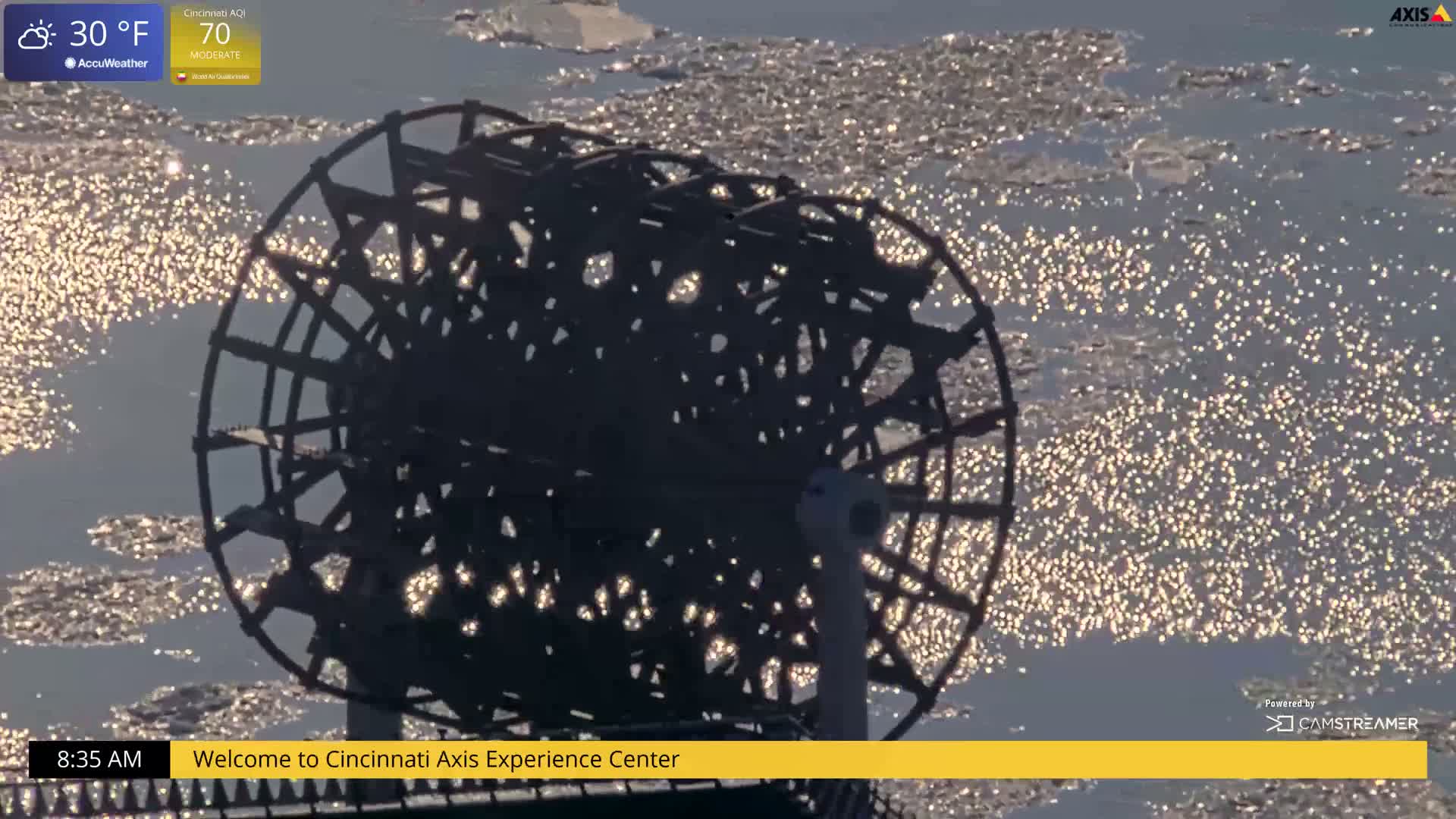 Cincinnati Skyline Live Cam - Cincinnati, Hamilton, Ohio, USA