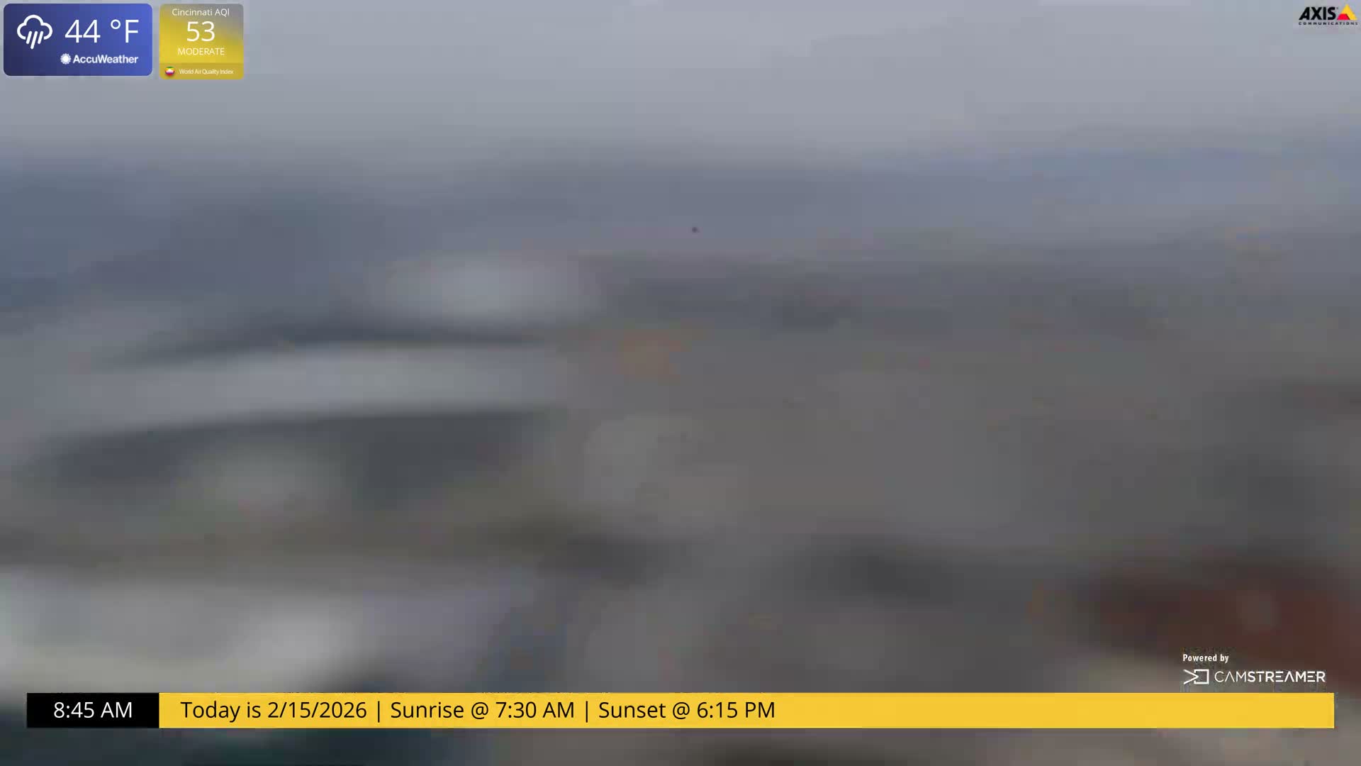 Cincinnati Skyline Live Cam - Cincinnati, Hamilton, Ohio, USA