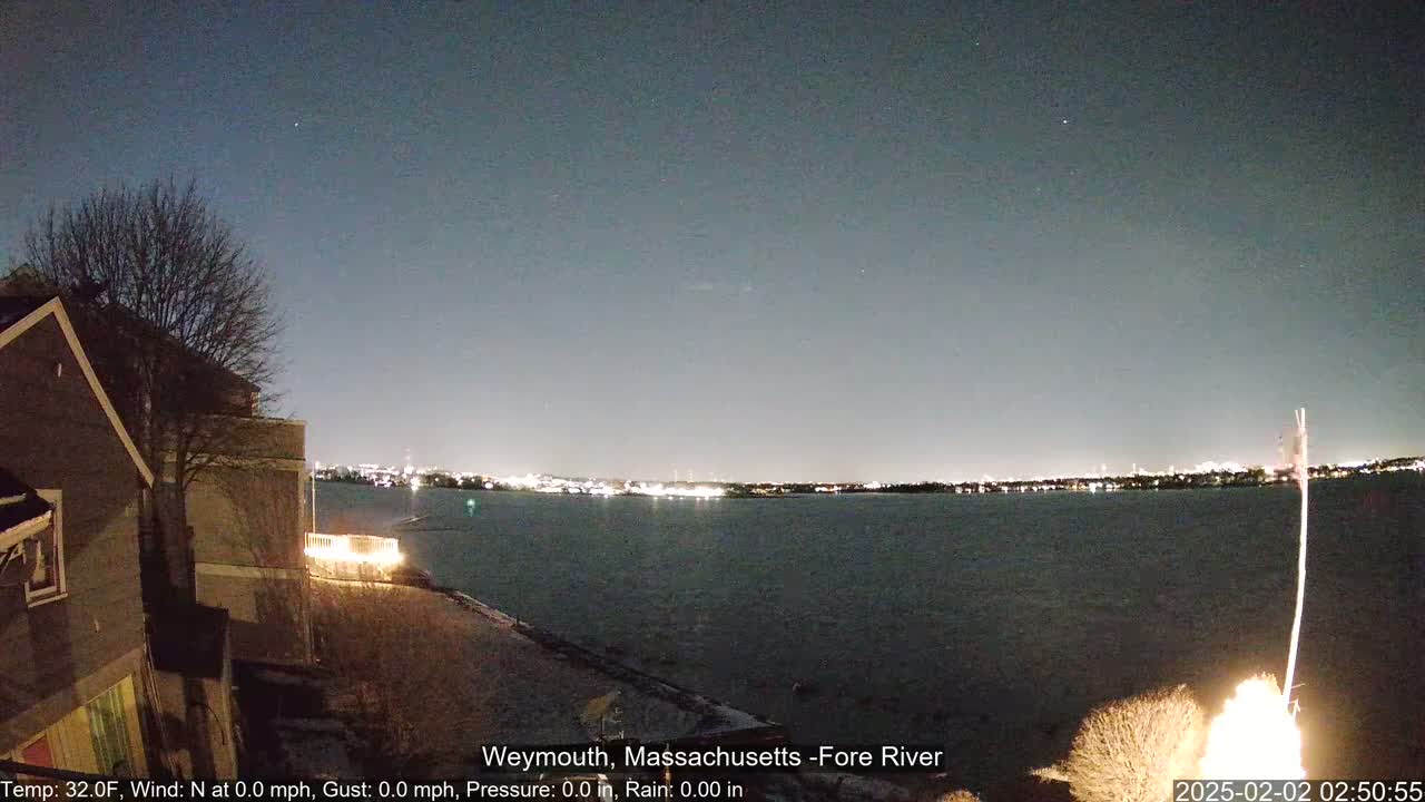 Fore River Live Cam- Weymouth, Massachusetts, USA