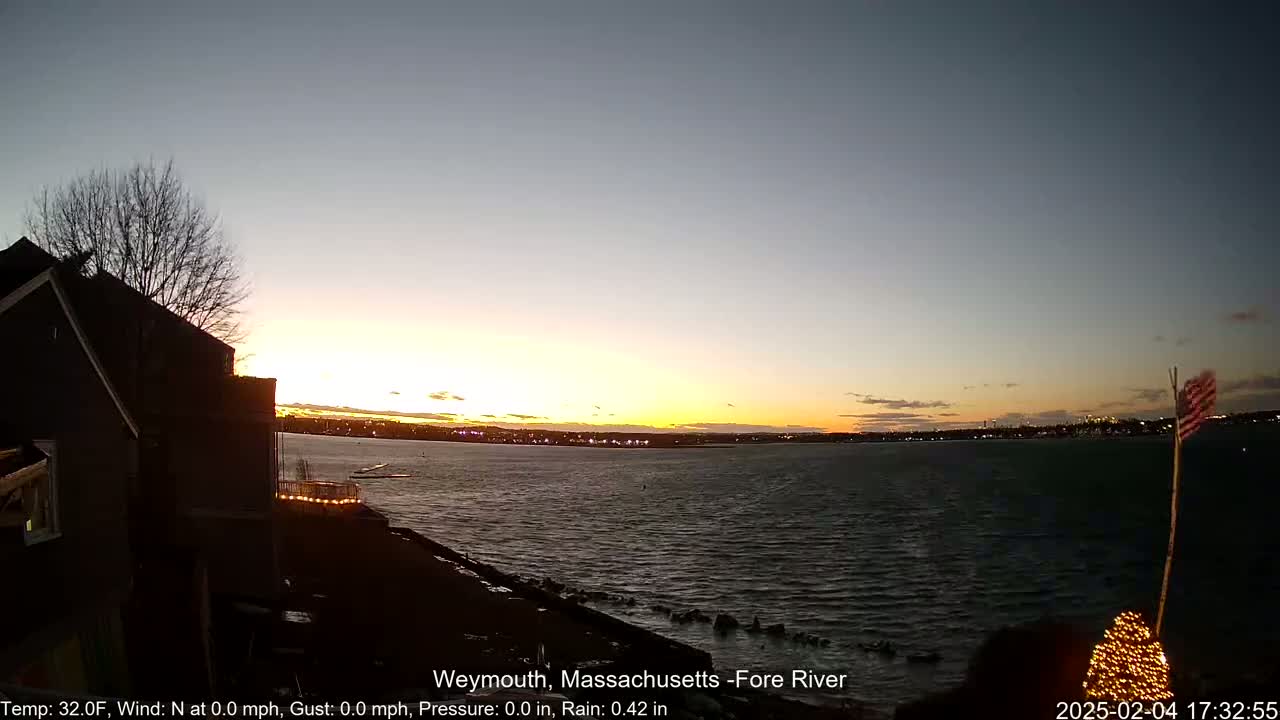 Fore River Live Cam- Weymouth, Massachusetts, USA