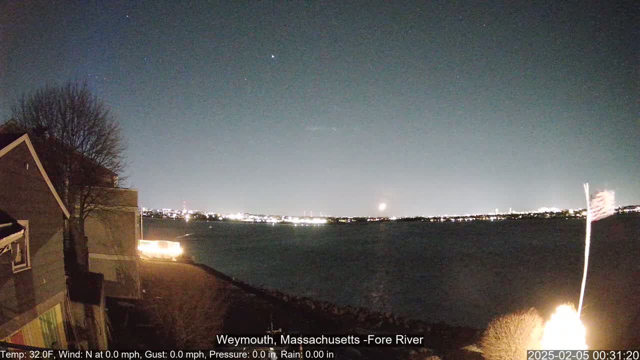 Fore River Live Cam- Weymouth, Massachusetts, USA