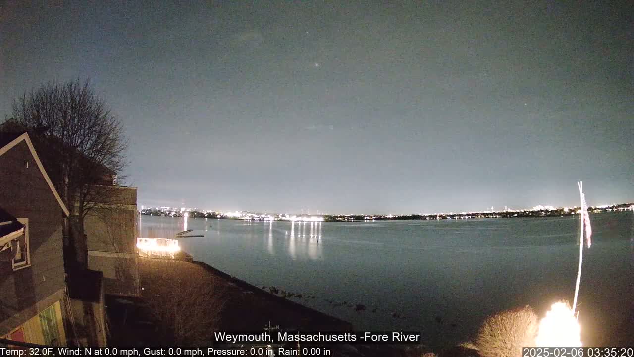 Fore River Live Cam- Weymouth, Massachusetts, USA