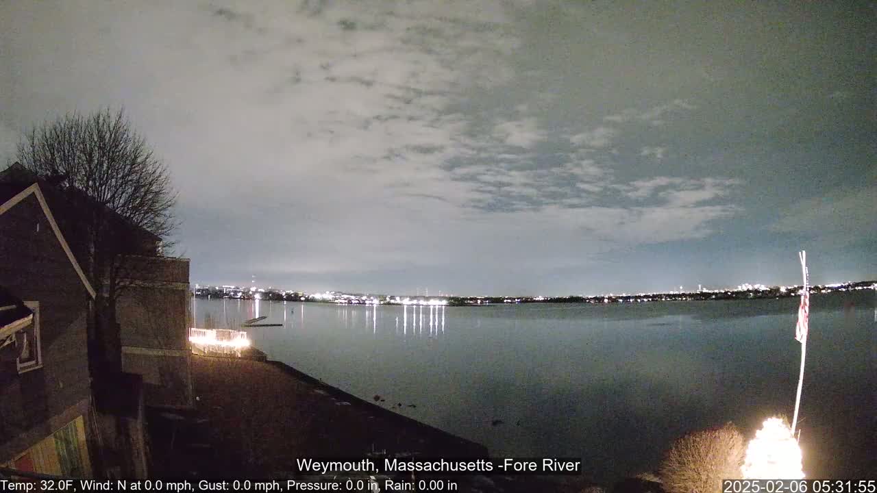 Fore River Live Cam- Weymouth, Massachusetts, USA