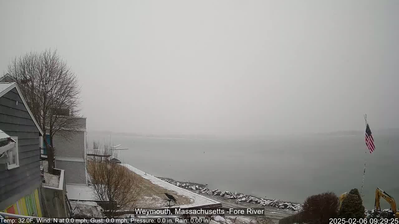 Fore River Live Cam- Weymouth, Massachusetts, USA
