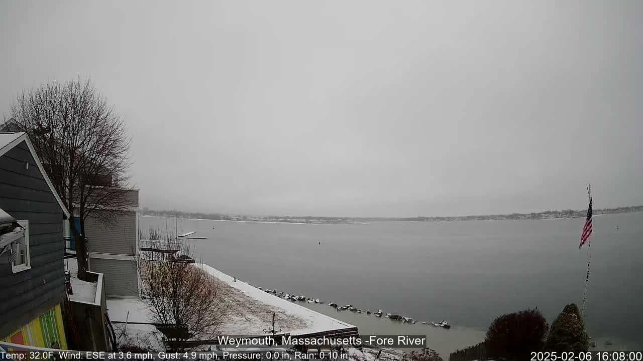 Fore River Live Cam- Weymouth, Massachusetts, USA