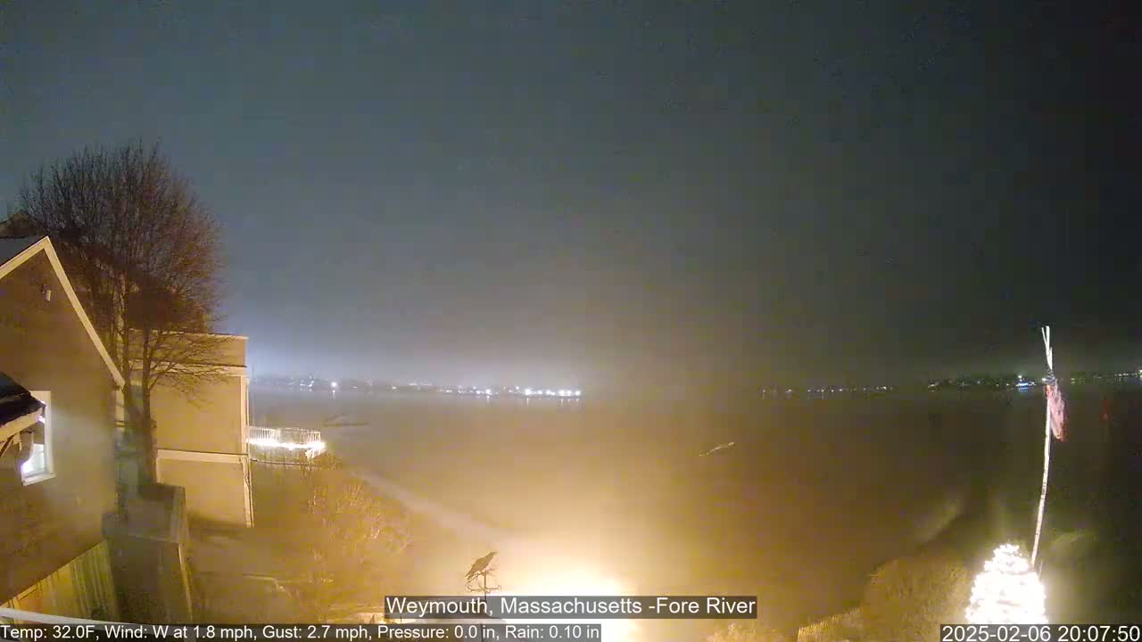 Fore River Live Cam- Weymouth, Massachusetts, USA