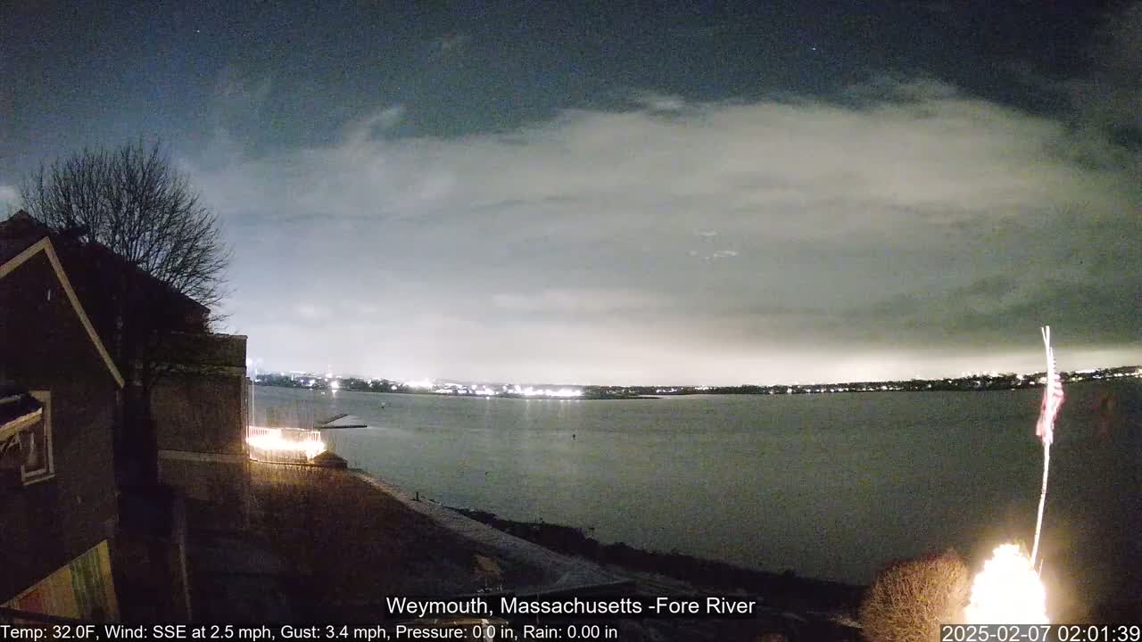 Fore River Live Cam- Weymouth, Massachusetts, USA