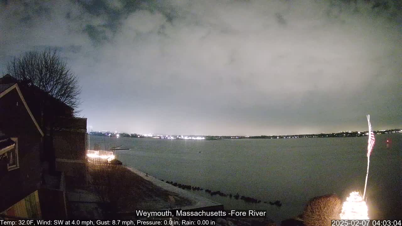 Fore River Live Cam- Weymouth, Massachusetts, USA