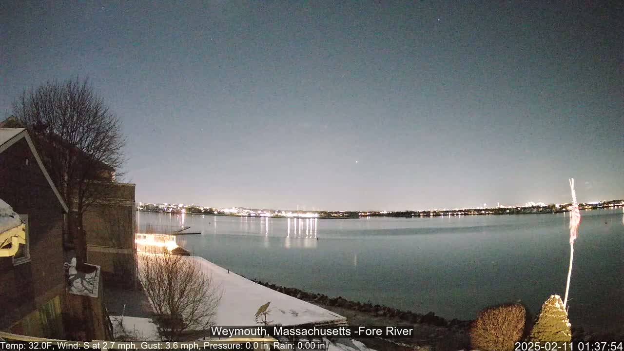 Fore River Live Cam- Weymouth, Massachusetts, USA