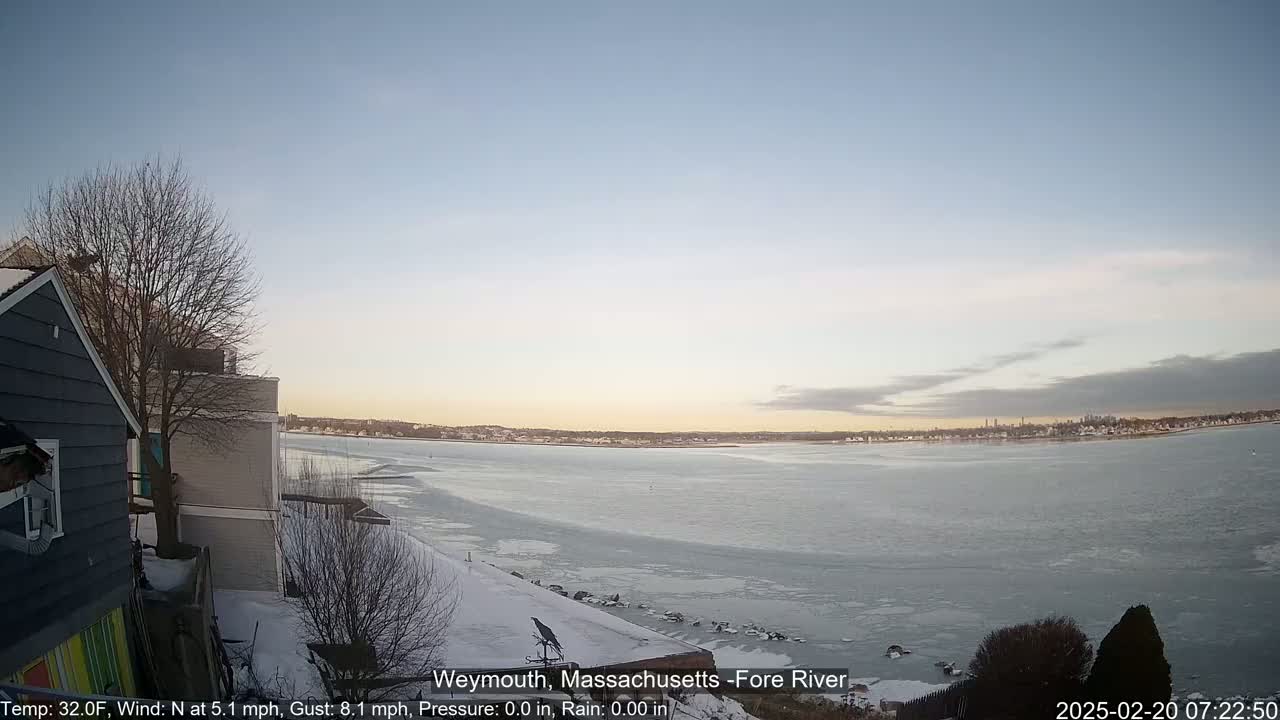 Fore River Live Cam- Weymouth, Massachusetts, USA